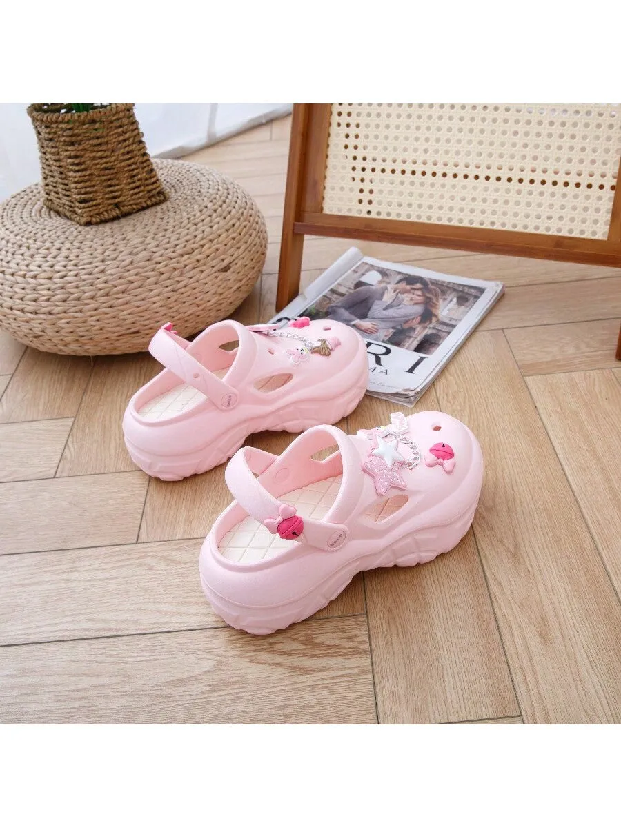 Fashionable Thick-Soled Hollow Out Shoes for Women