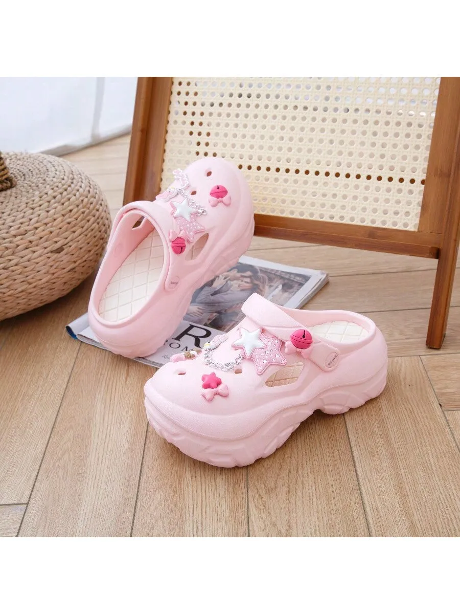 Fashionable Thick-Soled Hollow Out Shoes for Women