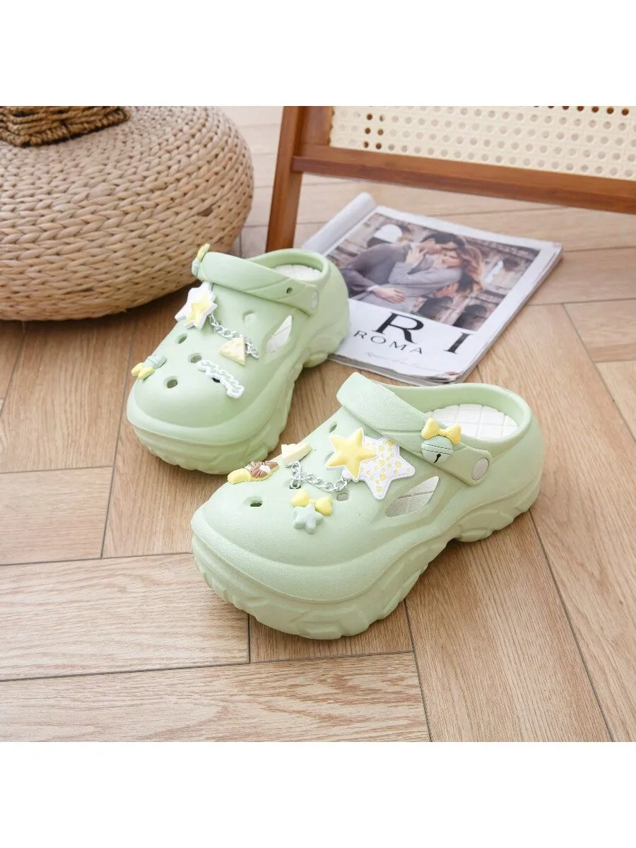 Fashionable Thick-Soled Hollow Out Shoes for Women