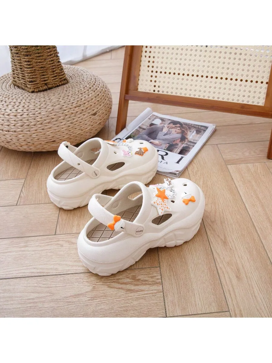 Fashionable Thick-Soled Hollow Out Shoes for Women