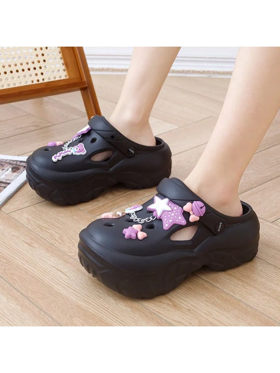 Fashionable Thick-Soled Hollow Out Shoes for Women