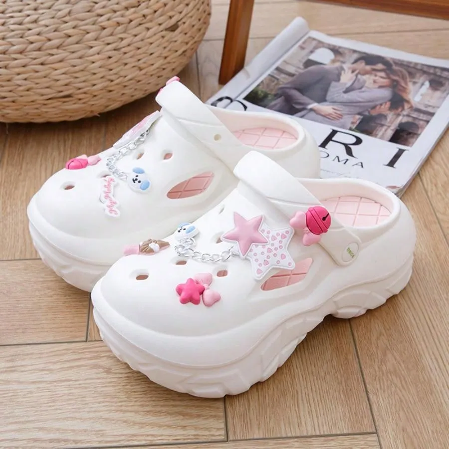 Fashionable Thick-Soled Hollow Out Shoes for Women