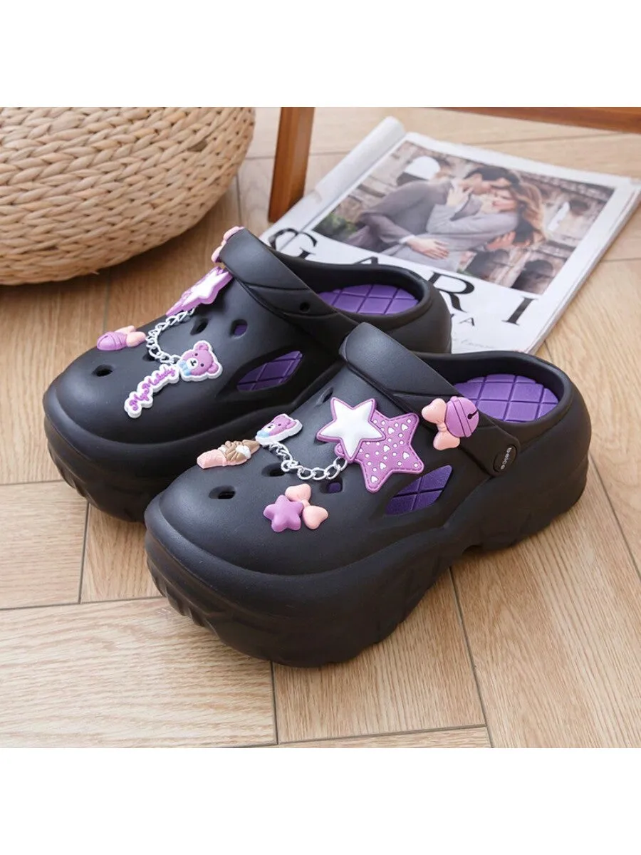 Fashionable Thick-Soled Hollow Out Shoes for Women