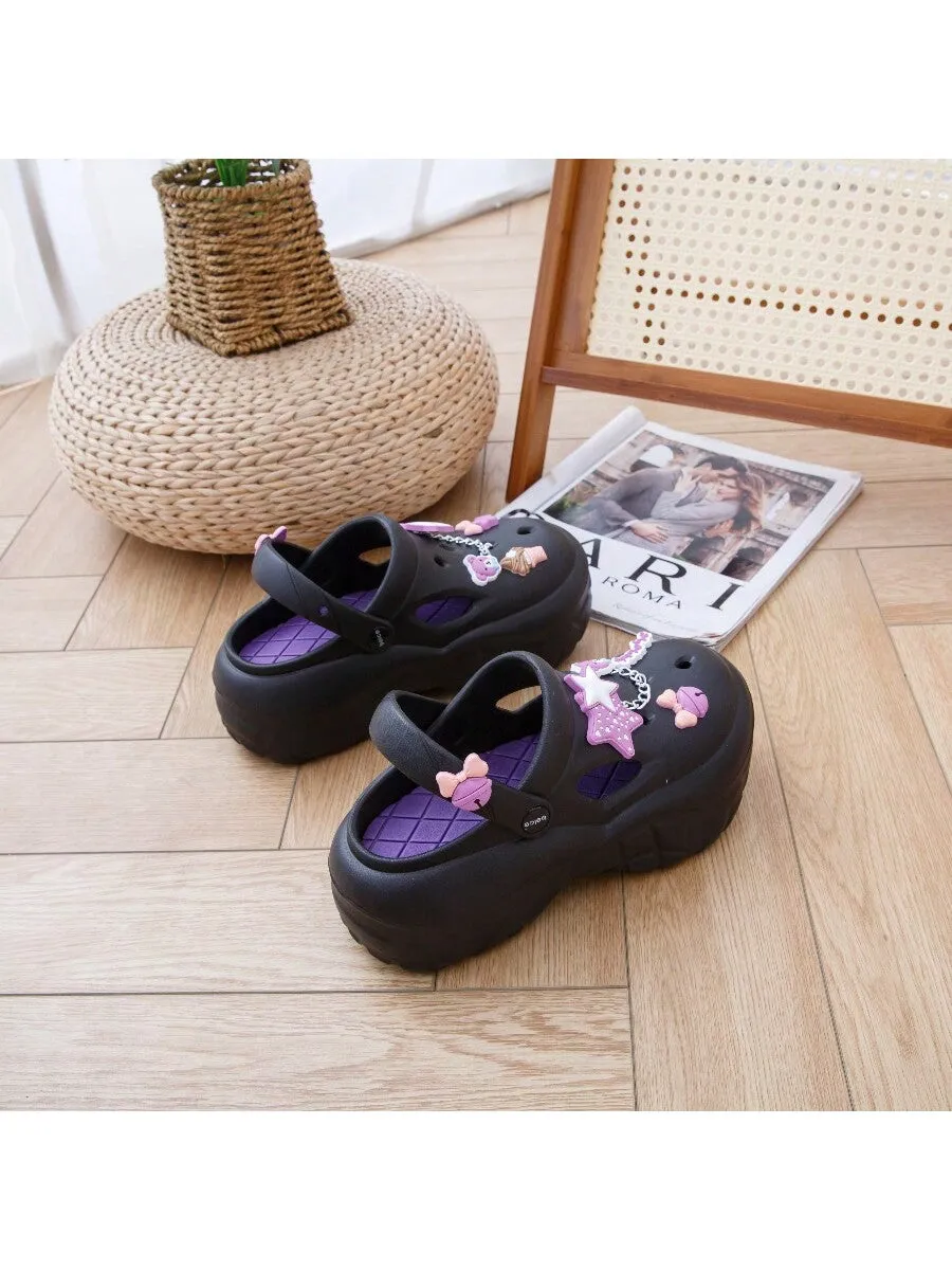 Fashionable Thick-Soled Hollow Out Shoes for Women