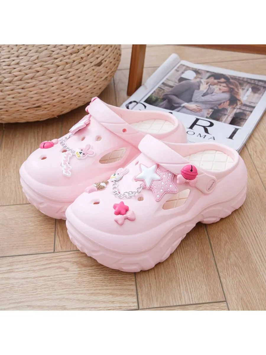 Fashionable Thick-Soled Hollow Out Shoes for Women