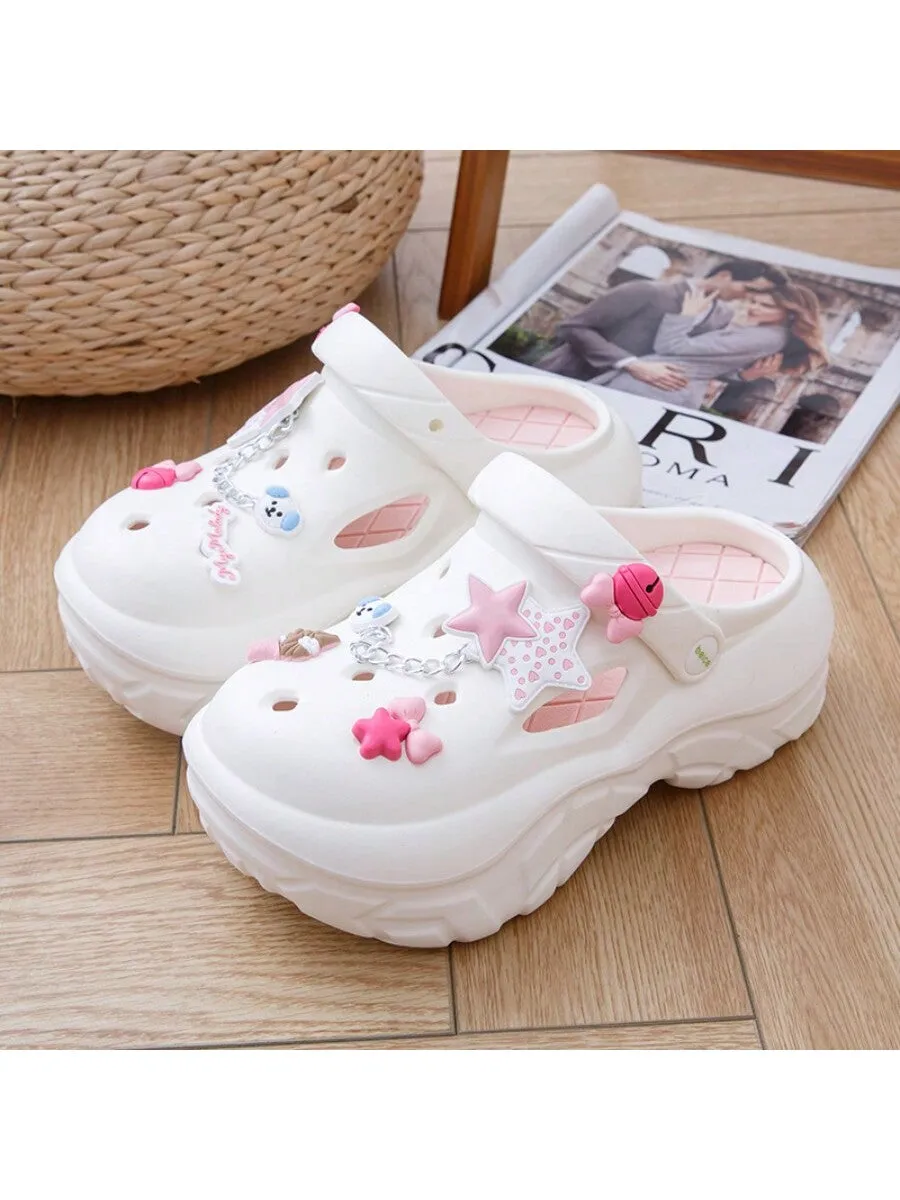 Fashionable Thick-Soled Hollow Out Shoes for Women