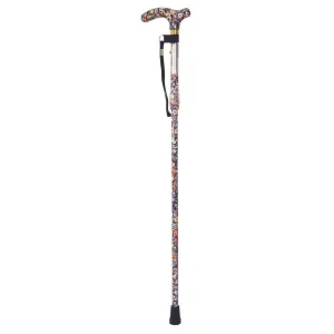 Floral Folding Walking Cane