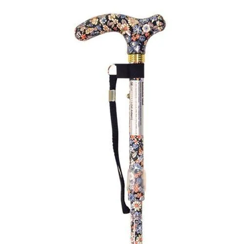 Floral Folding Walking Cane