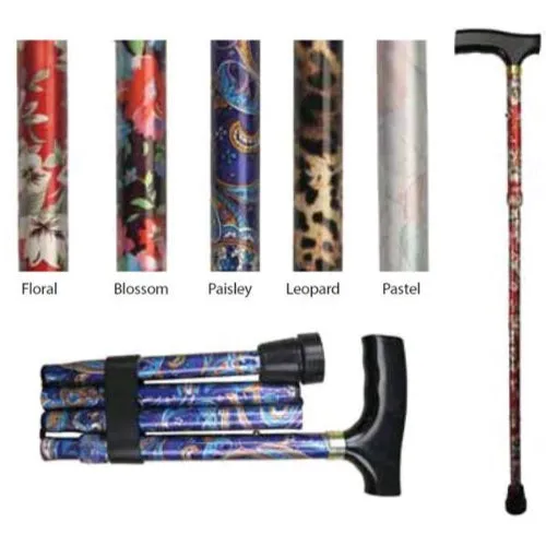 Folding Walking Stick - Blossom