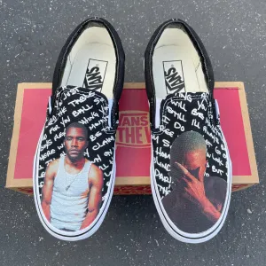 Frank Ocean Sneakers - Custom Slip Ons - Custom Vans Shoes