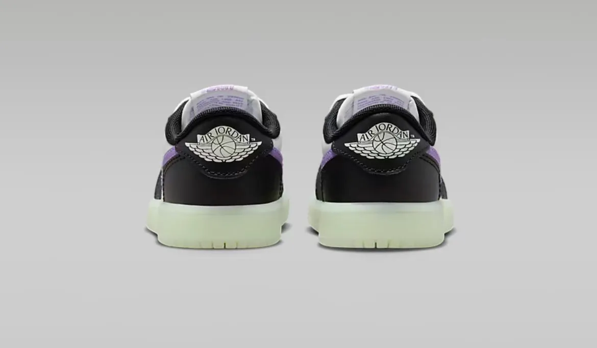 Glow in the Dark Baby Toddler Pre-School Swarovski Jordan 1 Low