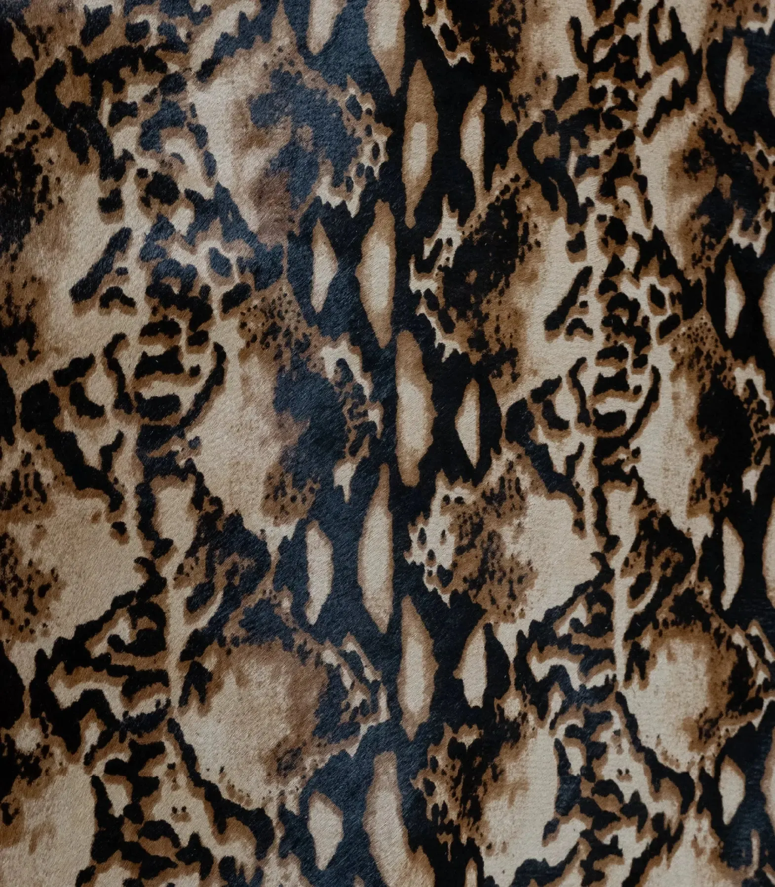 Hair-On Python Print Cowhide