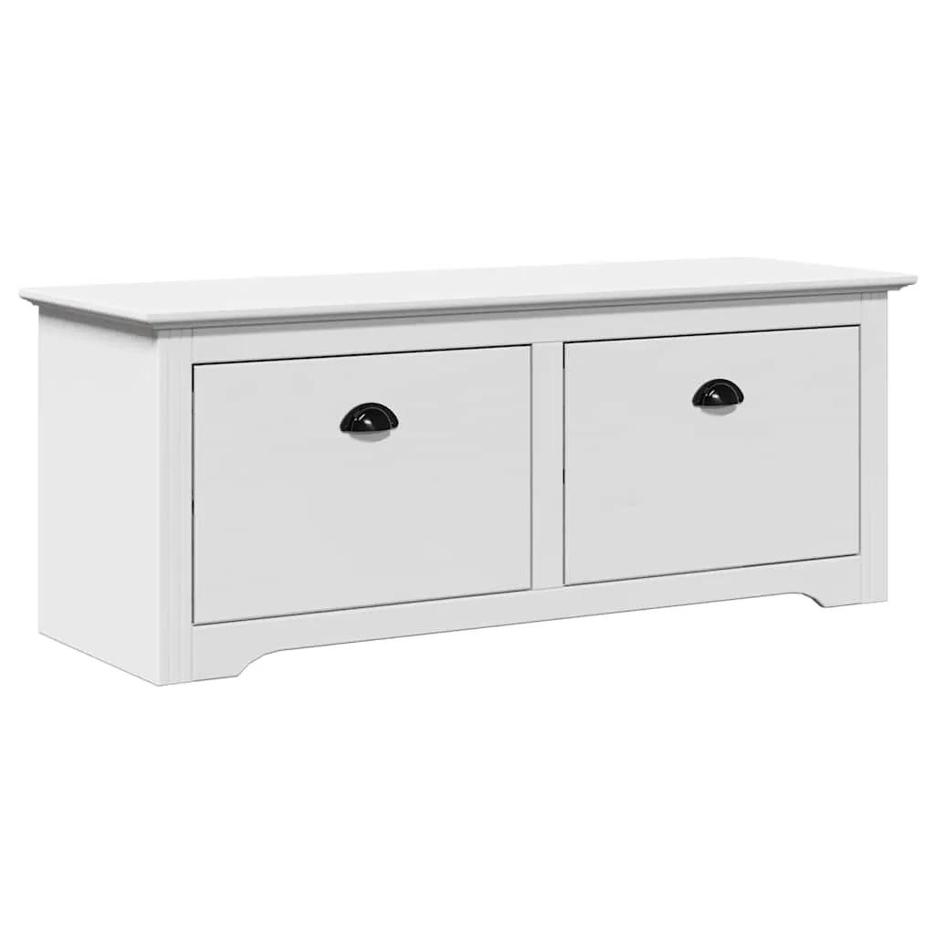 Hallway Bench BODO White 114x40x45 cm