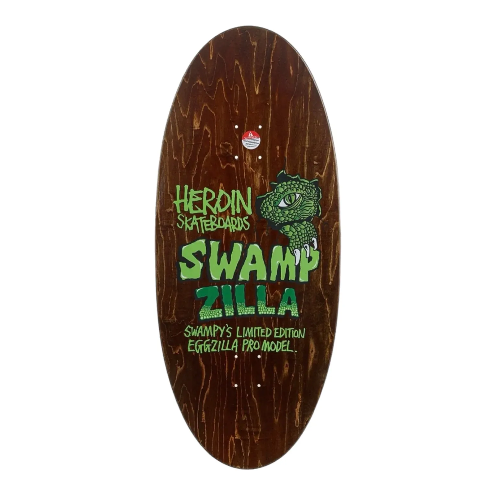 HEROIN SKATEBOARDS SWAMPZILLA DECK 13"