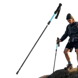 Hiking Poles Trekking Poles Backpacking Gear Folding Walking Sticks Comfortable 5-Section Trekking Walking Sticks Compact Hiking