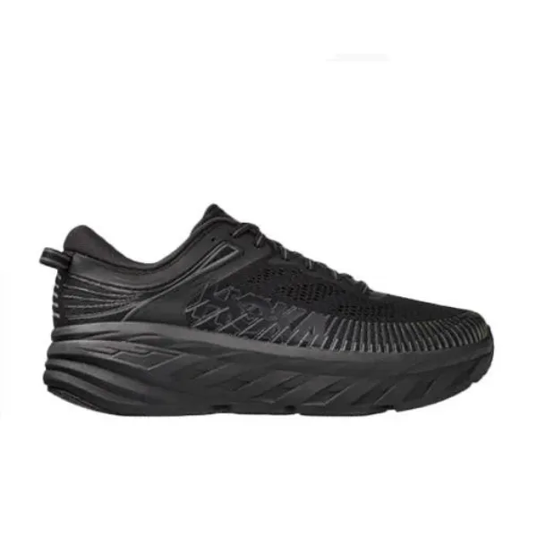 HOKA Men's Bondi 7 (Wide Width) Black/Black