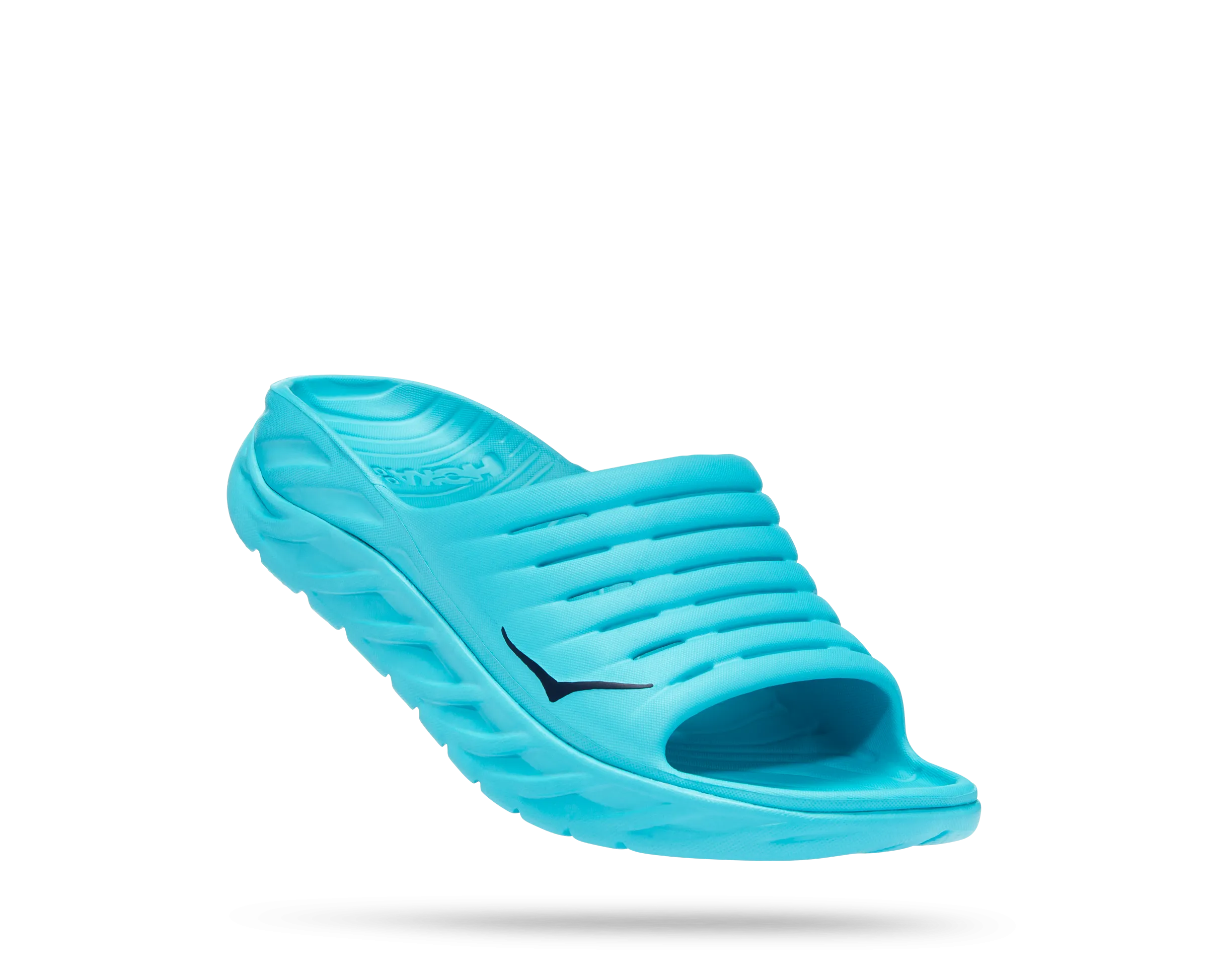 Hoka Ora Recovery Slide Color: Scuba Blue / Bellwether Blue