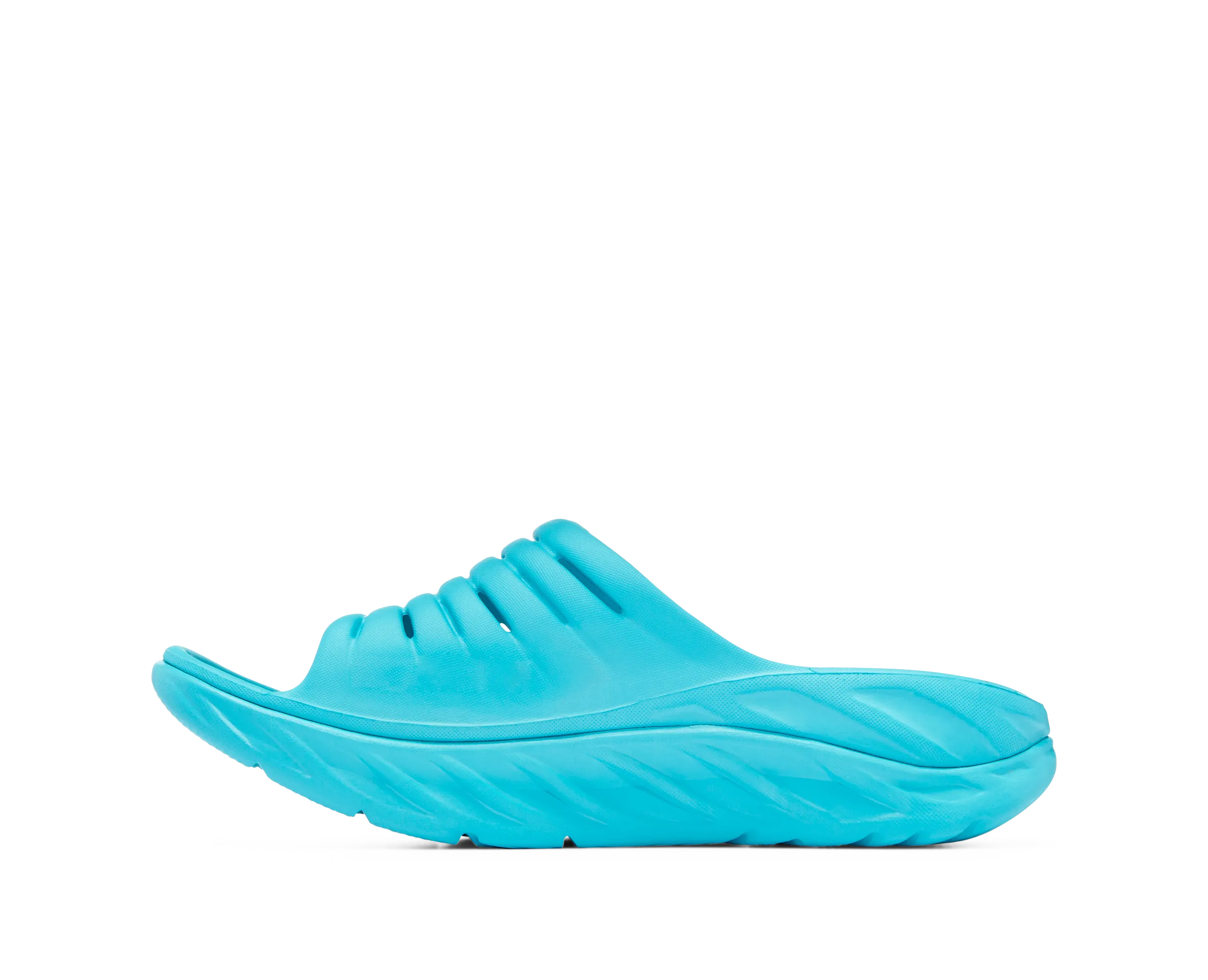 Hoka Ora Recovery Slide Color: Scuba Blue / Bellwether Blue