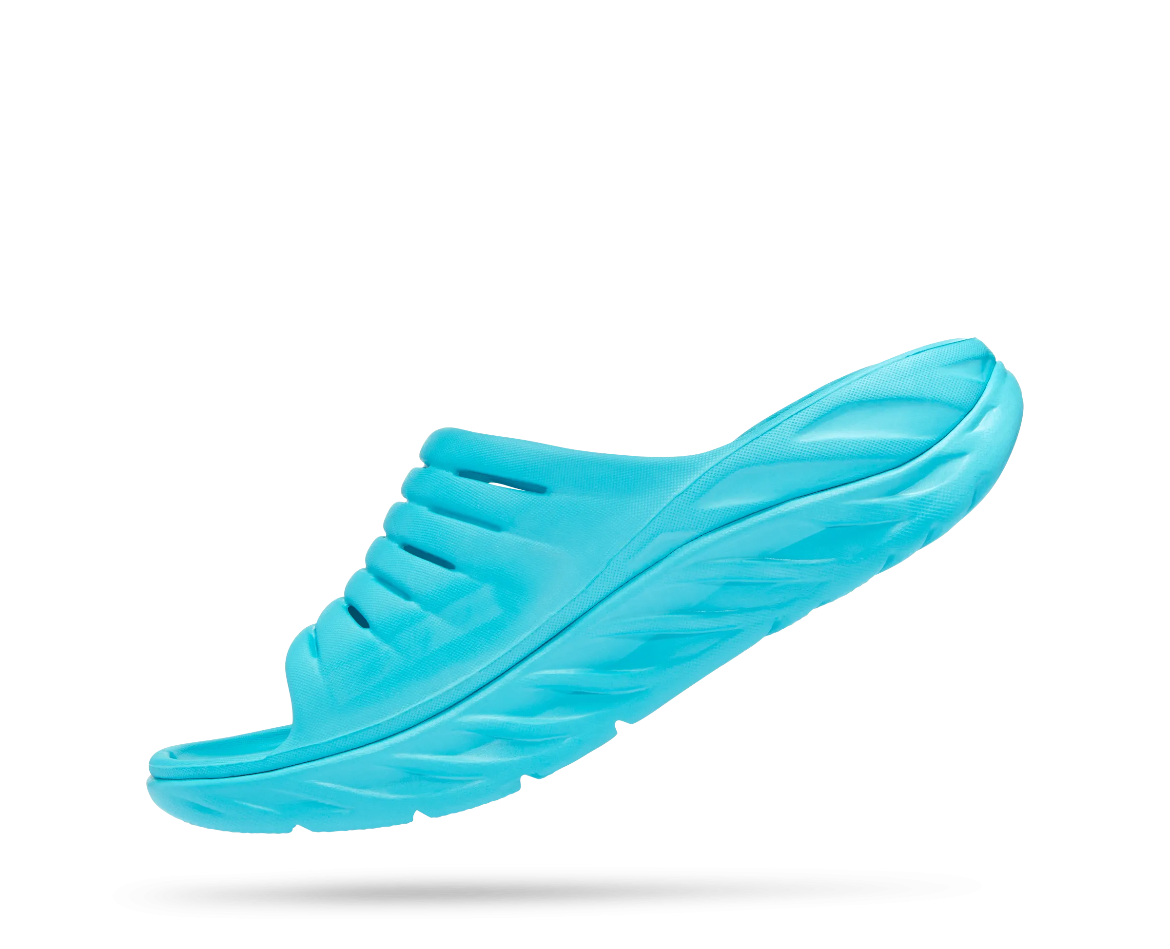 Hoka Ora Recovery Slide Color: Scuba Blue / Bellwether Blue