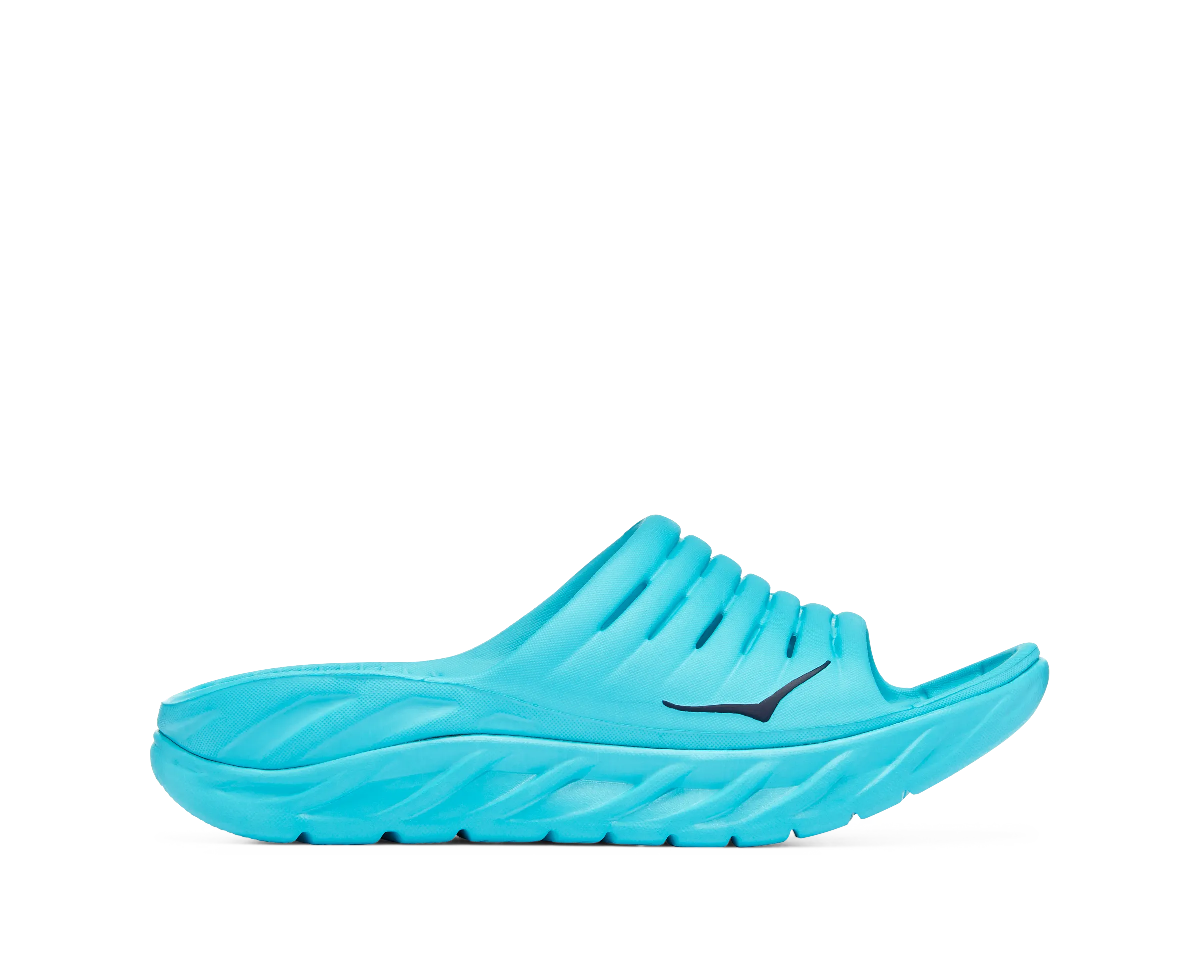 Hoka Ora Recovery Slide Color: Scuba Blue / Bellwether Blue