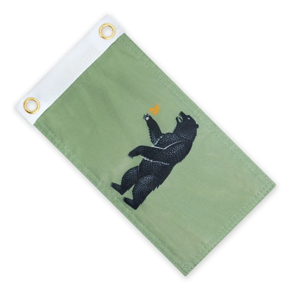 IGNEM FERAM Expedition Flag - Sage