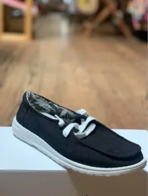 Jazzy Slip on Sneaker- Black