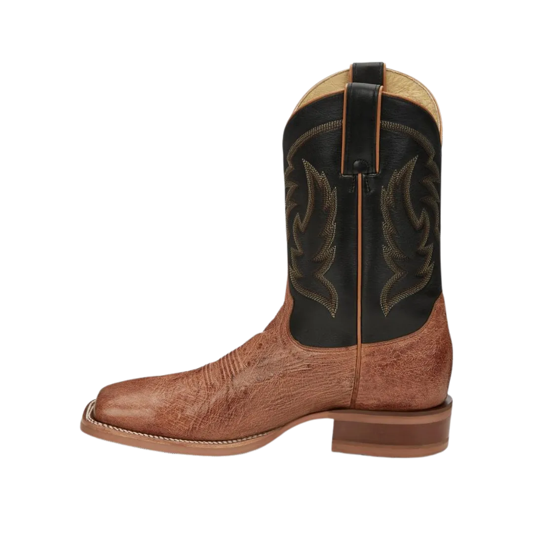 Justin Men's Smooth Quill Ostrich Cowboy Boots