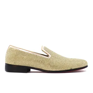 LA MILANO,PLAIN TOE-SLIP ON-SHOES-A11876-GOLD