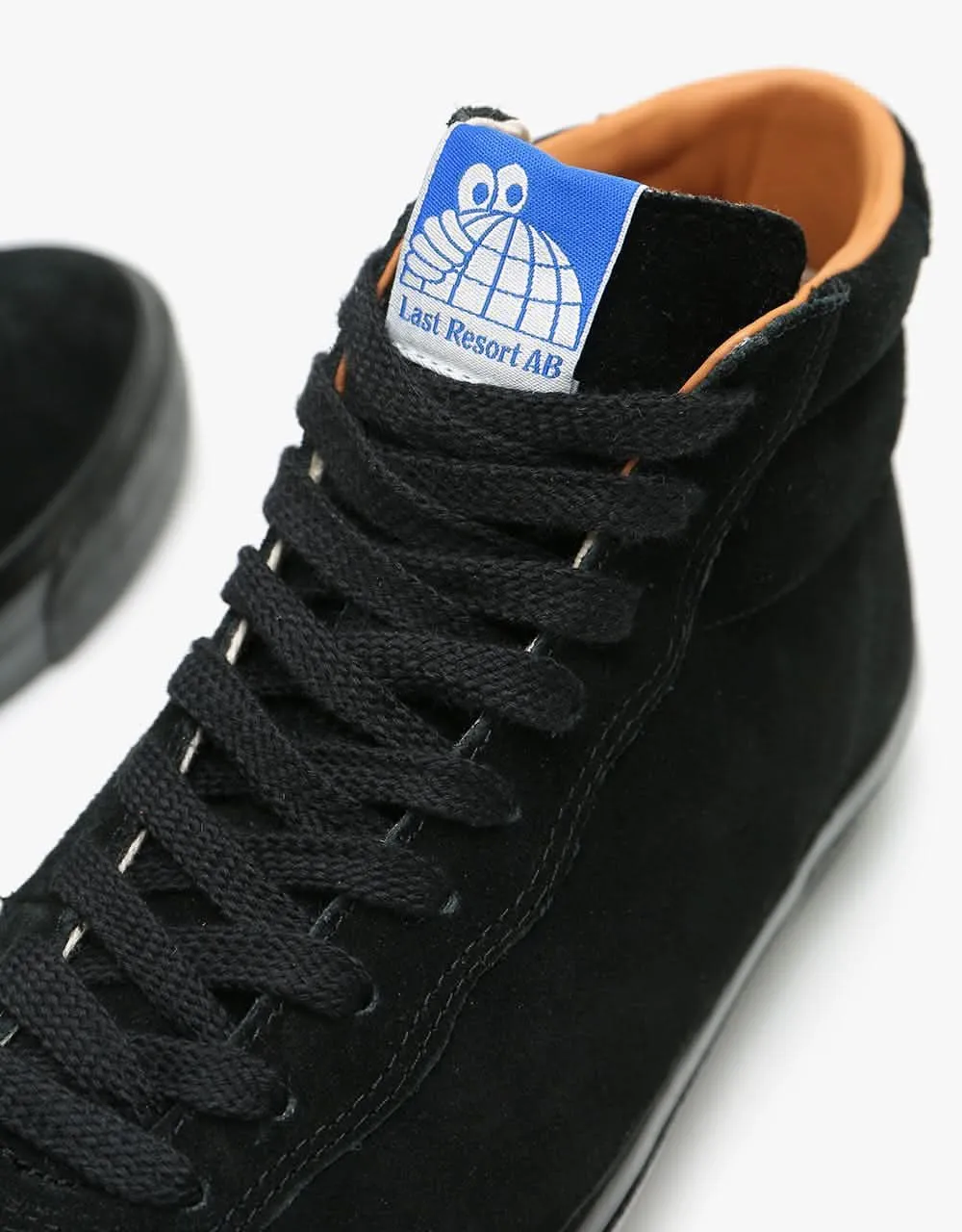 Last Resort AB VM001 Suede Hi Skate Shoes - Black/Black