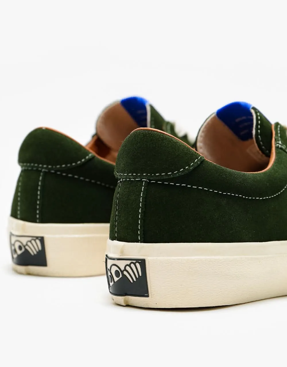 Last Resort AB VM001 Suede Lo Skate Shoes - Olive/White