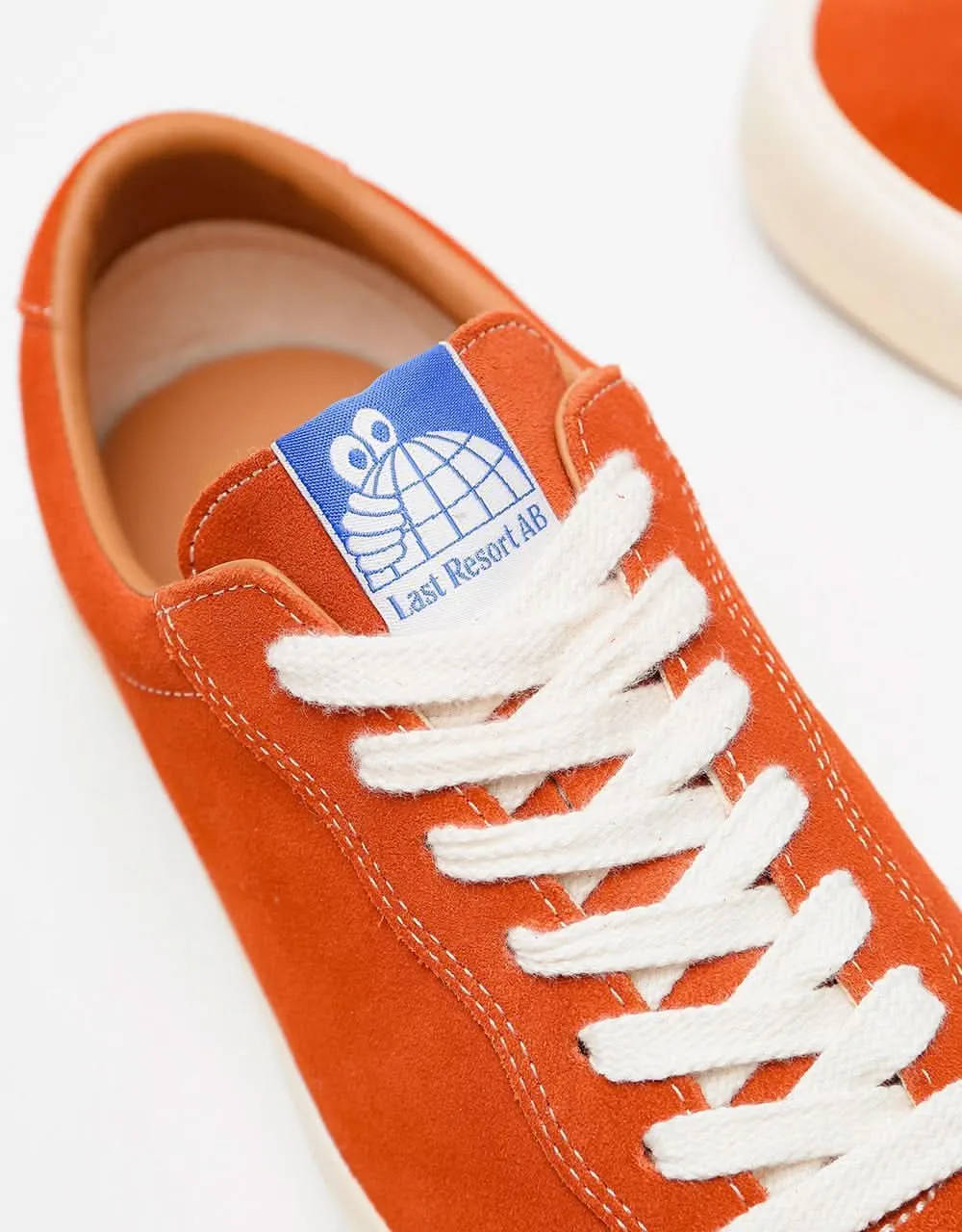 Last Resort AB VM001 Suede Lo Skate Shoes - Orange/White