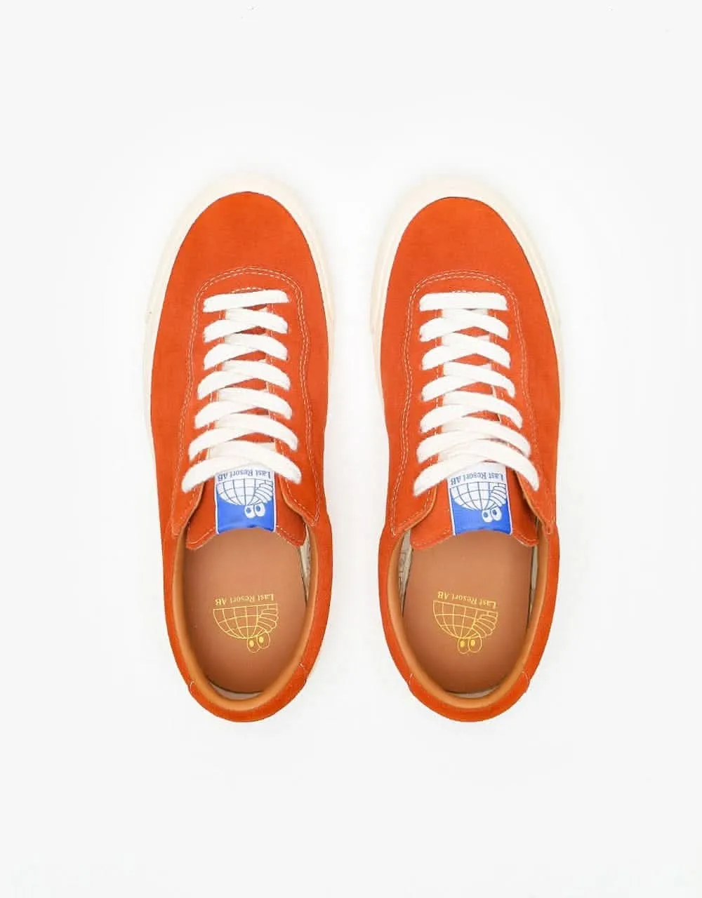 Last Resort AB VM001 Suede Lo Skate Shoes - Orange/White