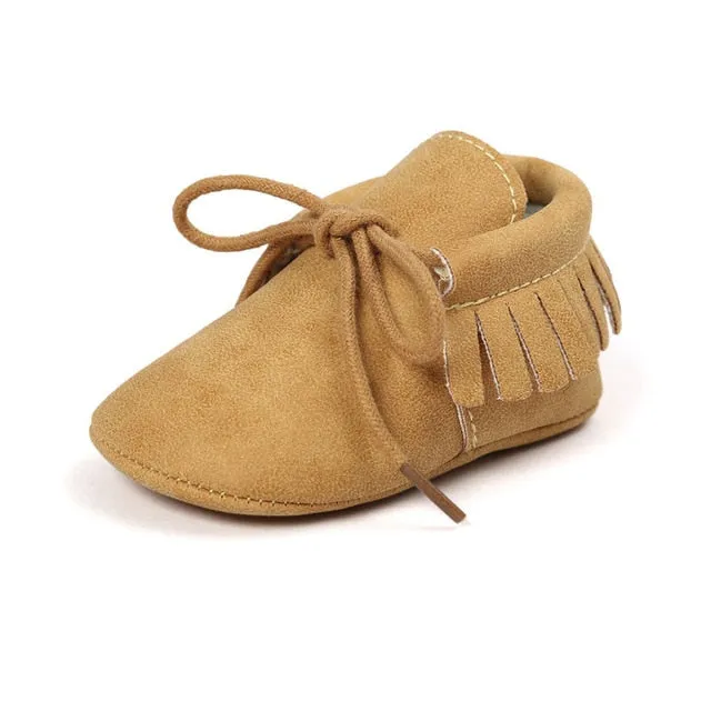 Leather Baby Moccasins