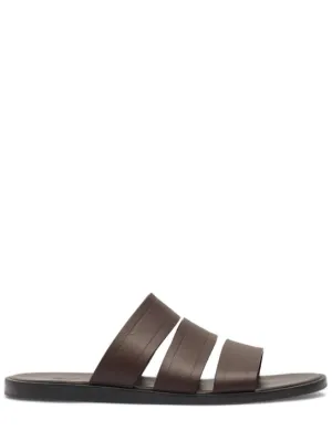 Loro Piana   Naha Seawalk silky leather slides 