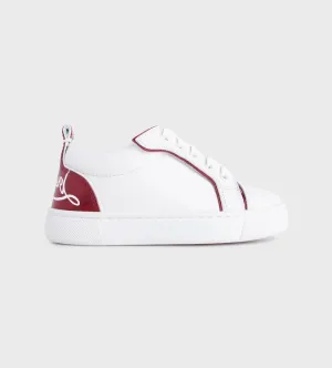 Low-Top Sneakers Bianco/Red