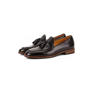 LuxLeather Exotic Slip-On Loafers