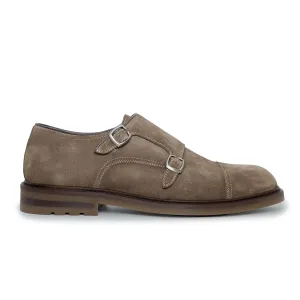 Magnanni Monk Strap Suede - Grey