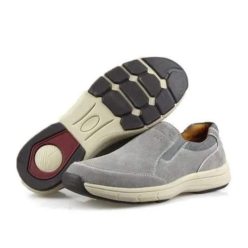 Men Comfy Slip On Suede Leather Sneakers