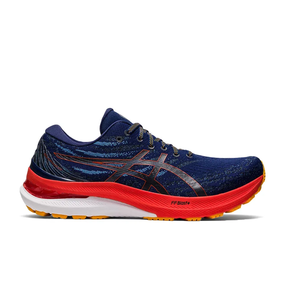 Men's Asics Gel-Kayano 29, Deep Ocean/Cherry Tomato, 13 4E Extra Wide