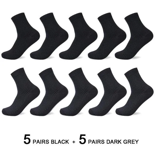 Men's Bamboo Compression Socks: Autumn Footwear Essentials