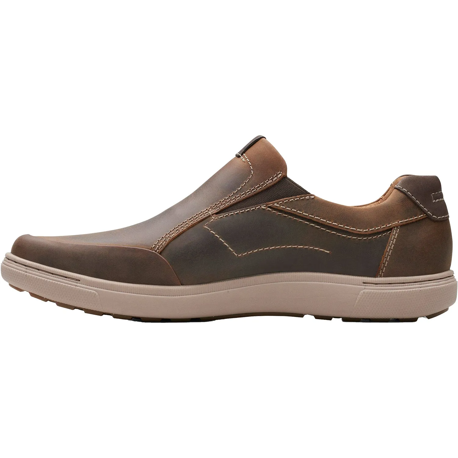 Men's Clarks Mapstone Step Beeswax Leather