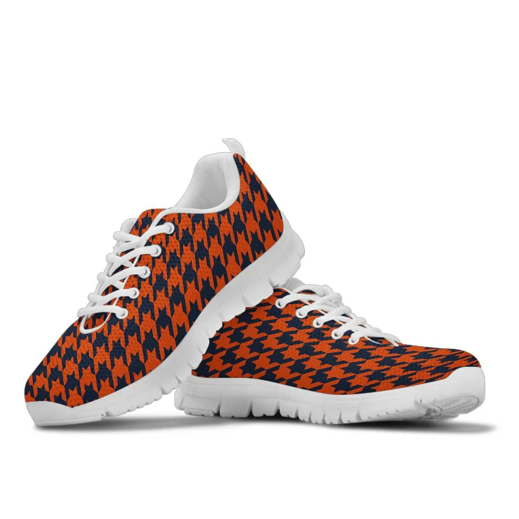 Mesh Sneakers_Navy on Orange_ HT Pattern