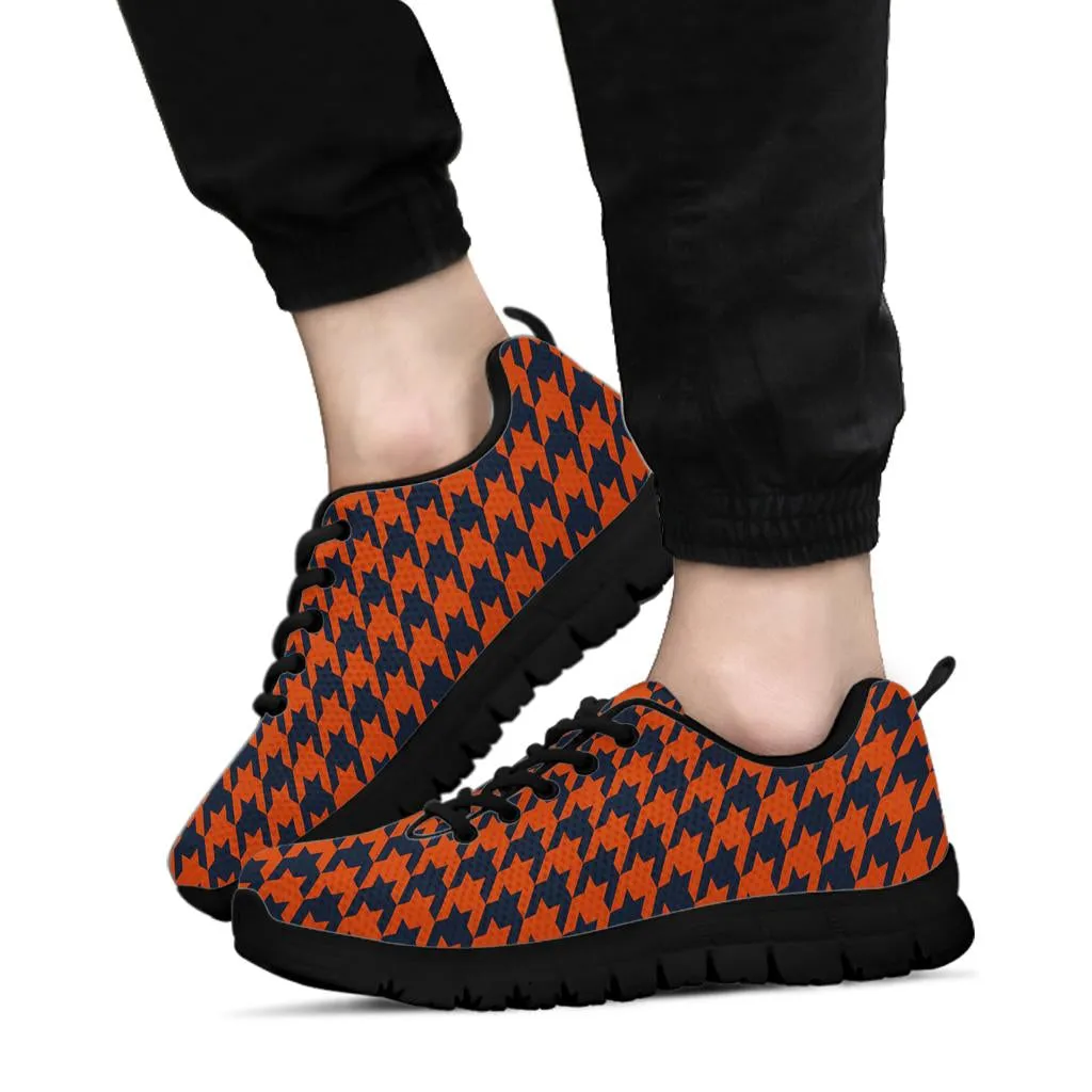 Mesh Sneakers_Navy on Orange_ HT Pattern