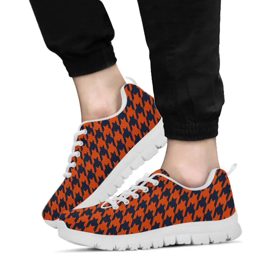 Mesh Sneakers_Navy on Orange_ HT Pattern