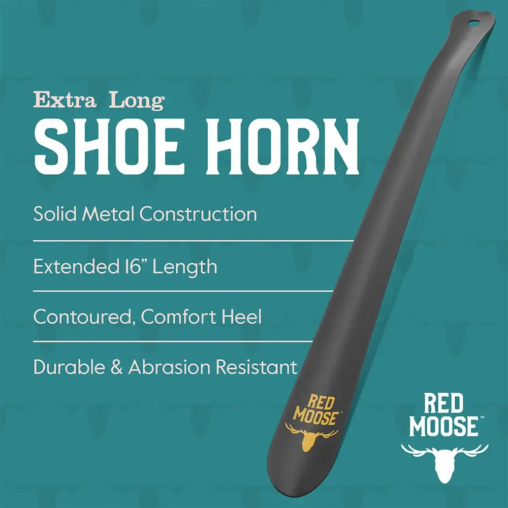 Metal Shoe Horn For Boots, Shoes, and Sneakers