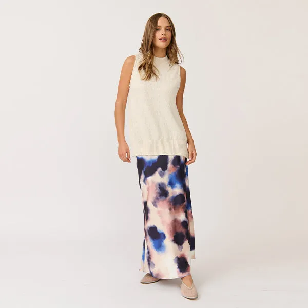 Millie Slip Skirt - Ink Dye