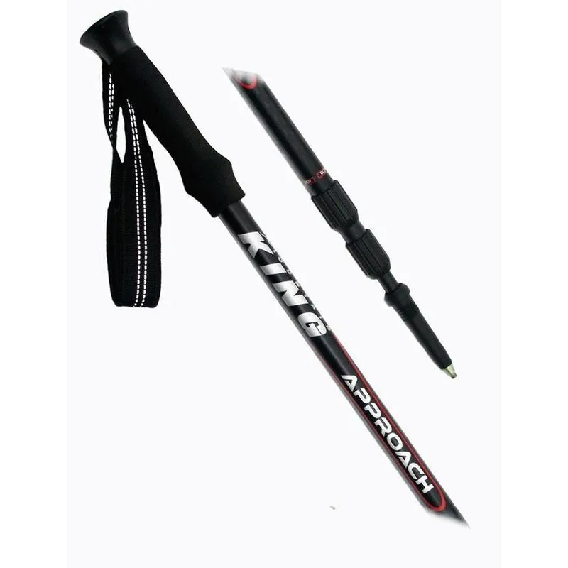 Mountain King Approach Antishock Walking Pole - Black