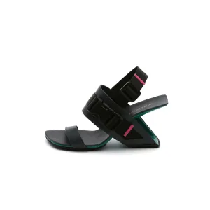 Multi-Strap Patent Open Toe Sandals