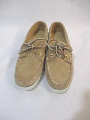 NEW SEBAGO DOCKSIDERS Mocs Boat Shoe Preppy SAND SUEDE 6