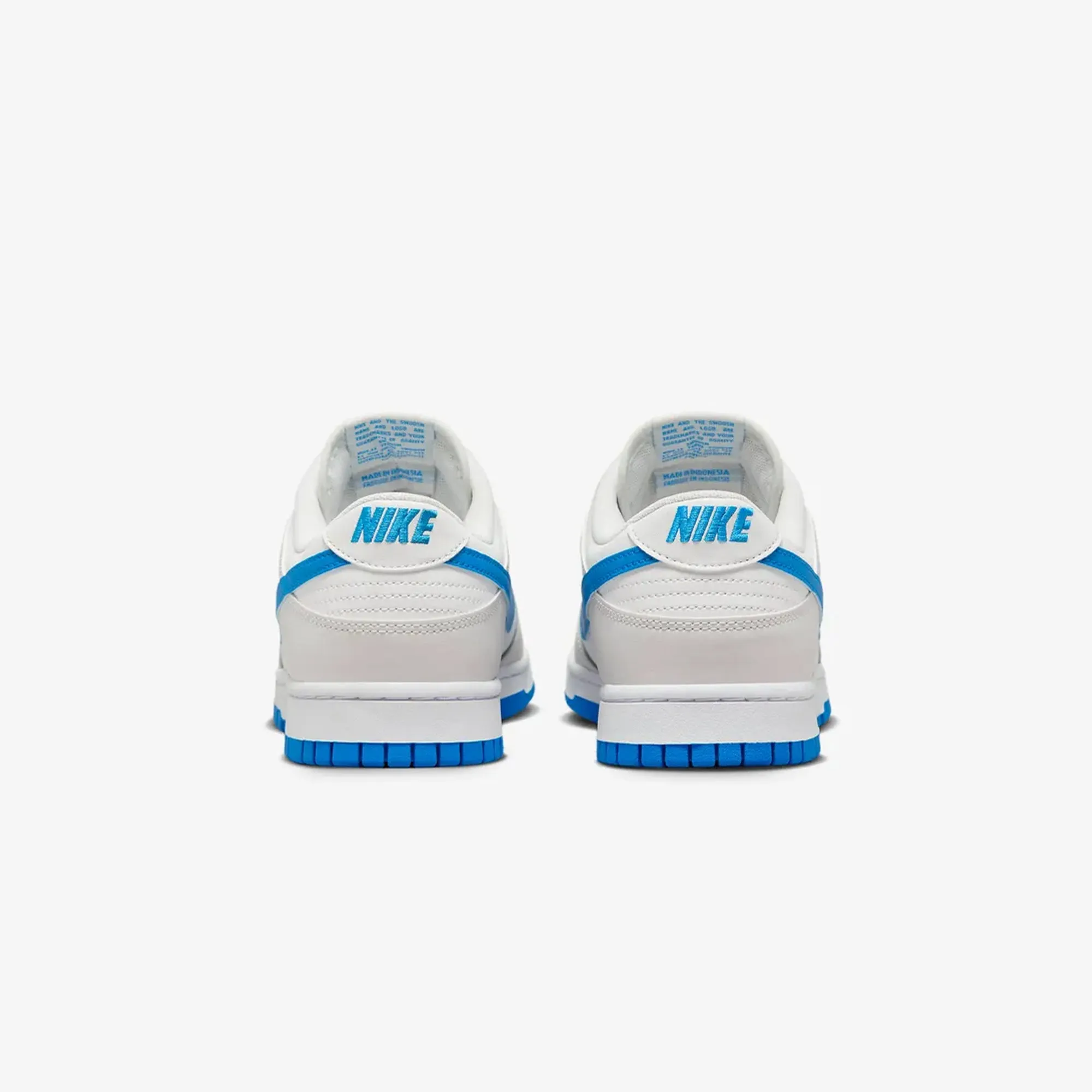 Nike | DUNK LOW RETRO  { SUMMIT WHITE/PHOTO BLUE-PLATINUM TINT